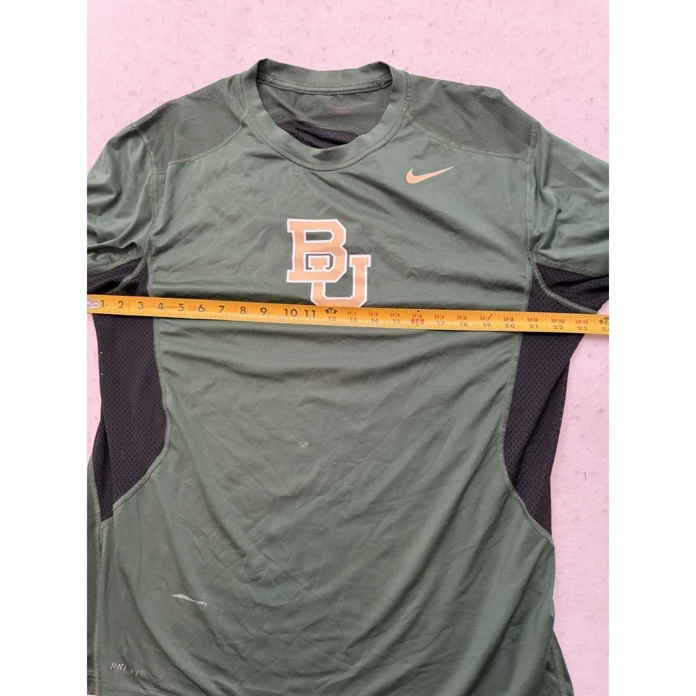 Nike Baylor Bears Football Nike Pro Shirt Green Men's Size‎ XL Team Issued RARE
